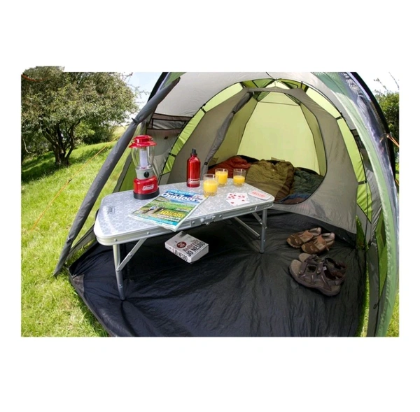 Coleman Polyester Darwin 3+ Camping Tent with Spacious Porch for Extra Storage, 5-10 Minutes Easy Setup | Full Waterproof Fly Sheet, 3 Person, Grey