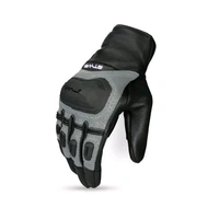 Ignyte Gloves-103-JS Gauntlet Full Leather (Grey)  - M