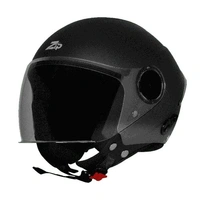 Steelbird SBH-64 ZIP RF Matt Black - M