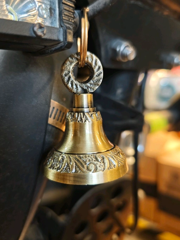 [NEW] Good Luck Charm Guardian Bell for Motorcycles and cars (Big Bronze) 