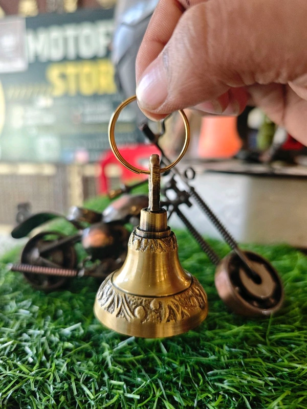 [NEW] Good Luck Charm Guardian Bell for Motorcycles and cars (Big Bronze) 