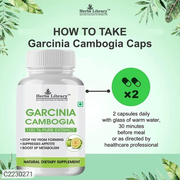 Herbs Library Garcinia Cambogia For Weight Loss 