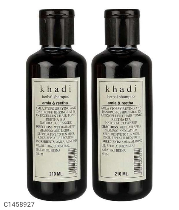 Khadi Amla & Reetha Shampoo  Pack Of 2