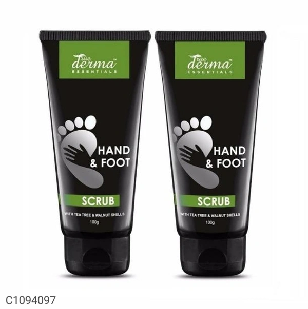 True Derma Essentials Hand & Foot Scrub - 100 gm (Buy 1 Get 1 Free)