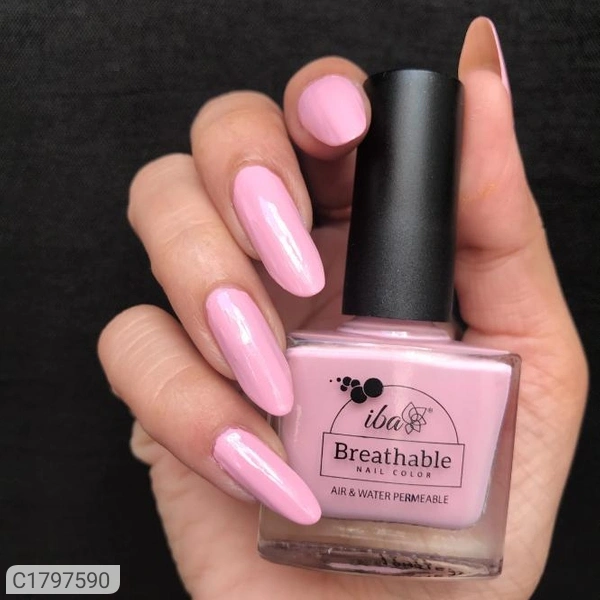 IBA Iba Pastel Nail Color Combo (B03 Rose Quartz | B04 French Lavender | B14 Peach Echo)