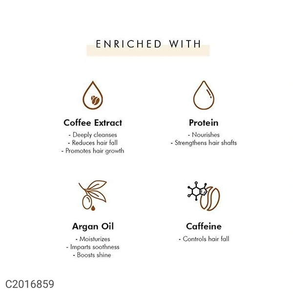 mCaffeine Naked & Raw Coffee Shampoo (250 ml)