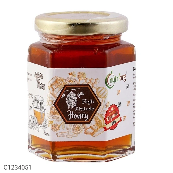 Nutriorg High Altitude Honey 250g  (Pack of 2)