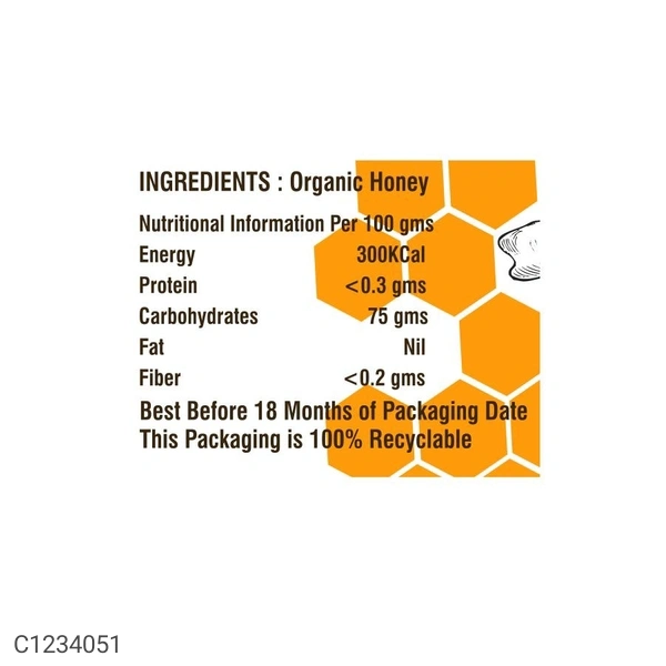 Nutriorg High Altitude Honey 250g  (Pack of 2)