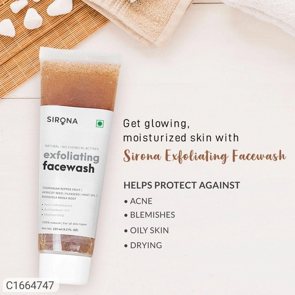 SIRONA Sirona Natural Herbs Anti Acne Face Wash for oil removing, and Pimples - 125ml