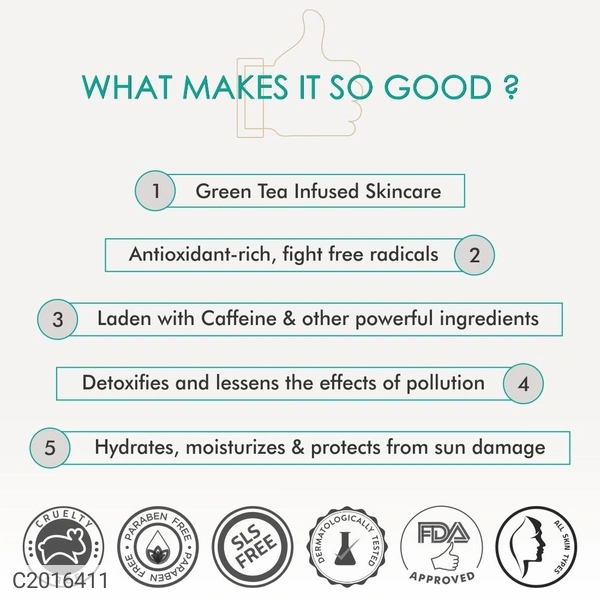 mCaffeine Green Tea AM PM Routine