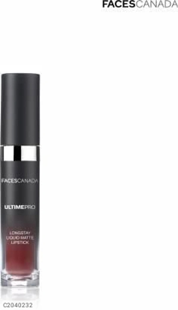 Faces Canada Ultime Pro Longstay Liquid Matte Lipstick Ravishing Wine 18 6ml