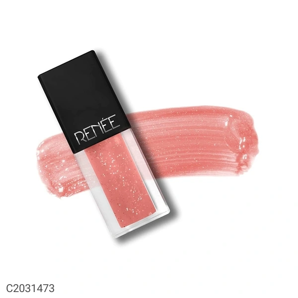 Renee RENEE See Me Shine Lip Gloss - Pucker Up Peach 2.5ml
