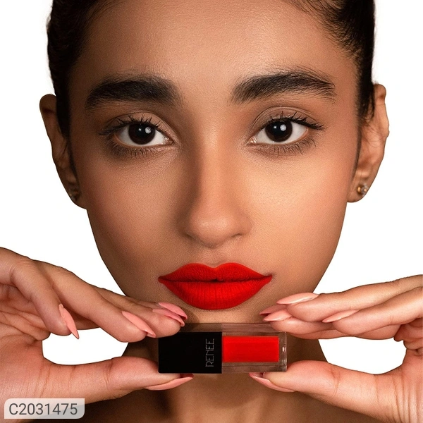 Renee RENEE Check Matte Mini Liquid Lipstick - Rise of Red 2.5ml