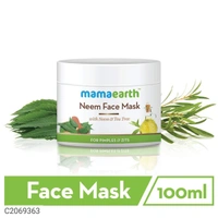 Mamaearth Neem Face Pack, With Neem & Tea Tree For Pimples & Zits 100 ml