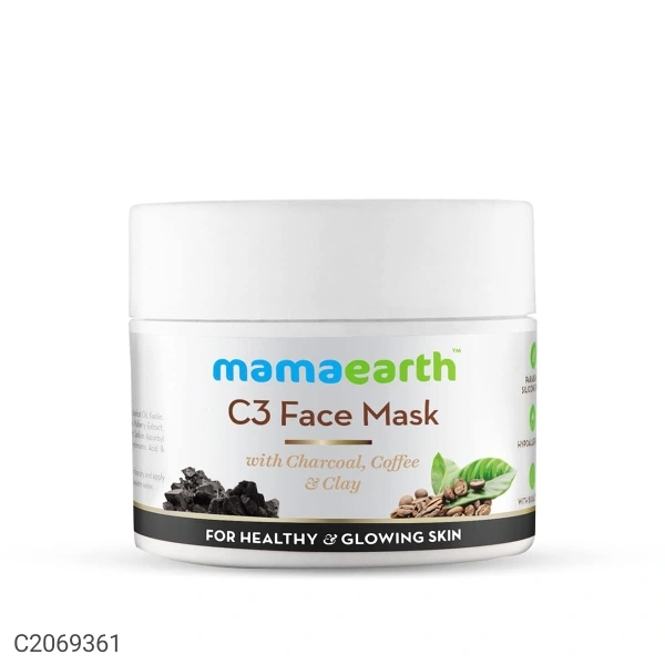 Mamaearth Charcoal, Coffee and Clay Face Mask, 100ml