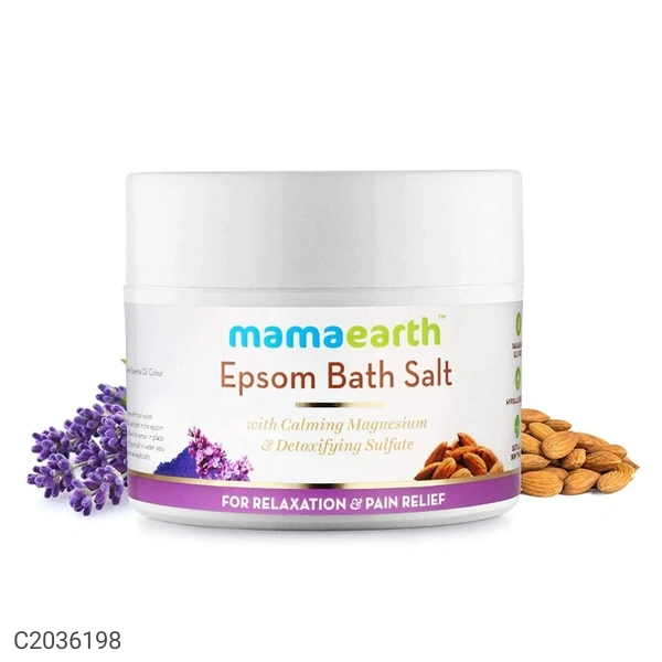 Mamaearth Epsom Bath Salt for Relaxation and Pain Relief, 200g