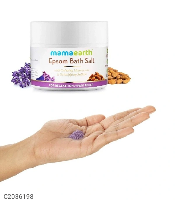 Mamaearth Epsom Bath Salt for Relaxation and Pain Relief, 200g