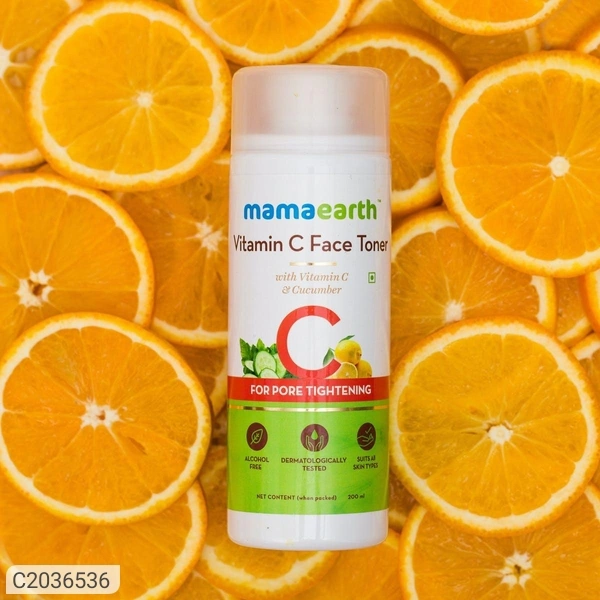 Mamaearth Vitamin C Toner For Face, with Vitamin C & Cucumber for Pore Tightening 200 ml