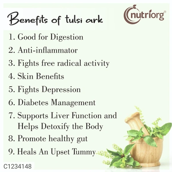 Nutriorg Tulsi Ark 30ml (Pack of 2)