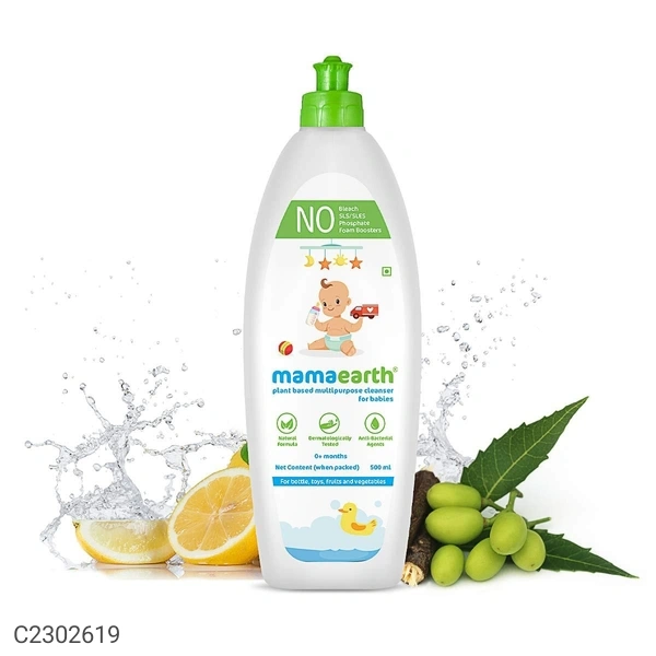 Mamaearth Plant-Based Multi Purpose Cleanser For Babies - 500ml