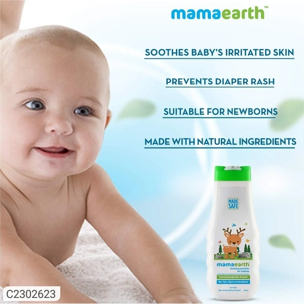 Mamaearth Dusting Powder with Organic Oatmeal & Arrowroot Powder for Babies - 300g