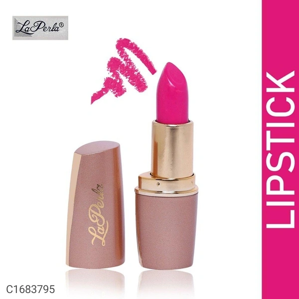 La Perla Super Stay Hot Matte Finish Women's & Girls Lipsticks-(Pink)-4.5 gm