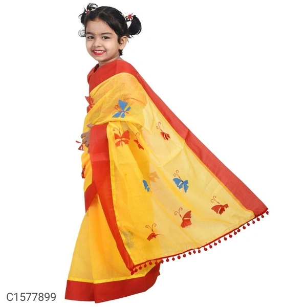 Girls Handloom Saree