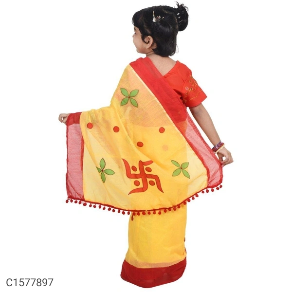 Girls Handloom Saree