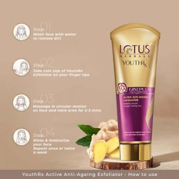 Lotus Herbals YouthRx Active Anti-ageing Exfoliator 100 g