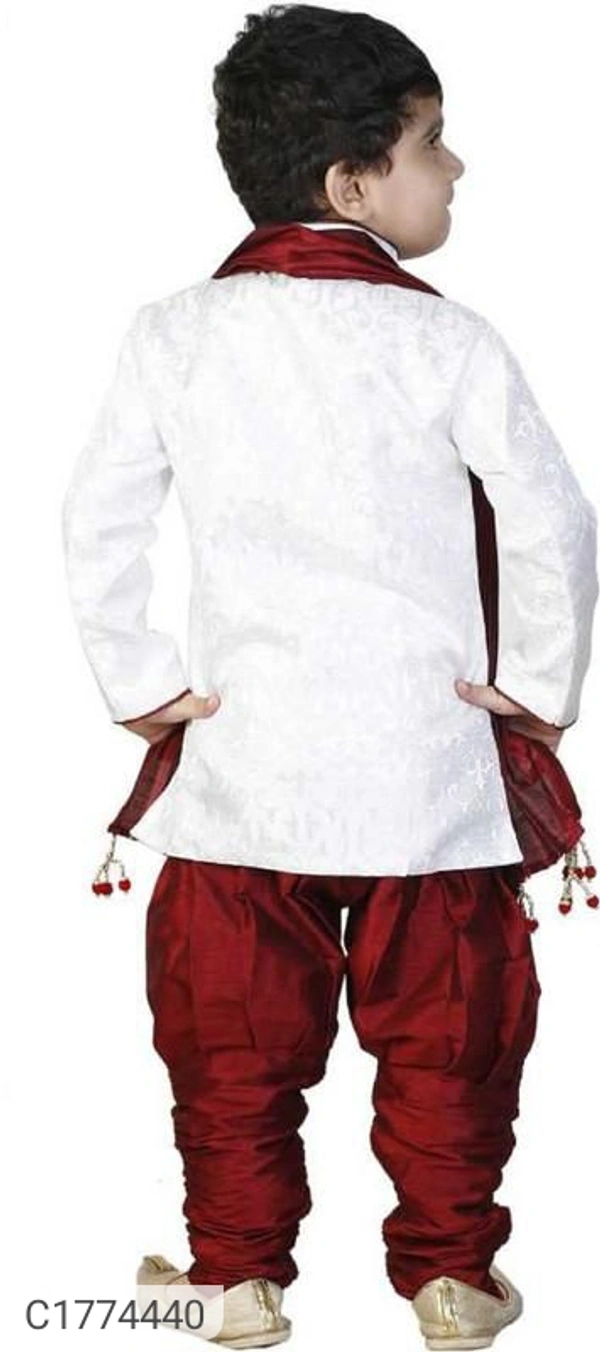 Ethnic Kids Solid Boys Kurta Set - 4-5Yr