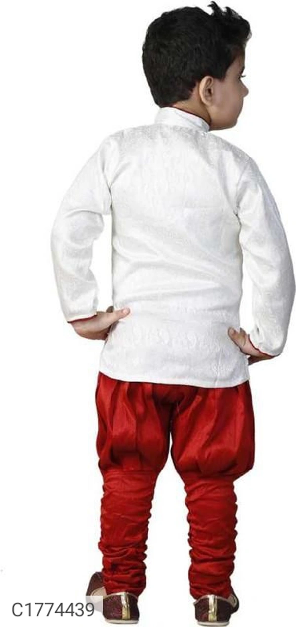 Ethnic Kids Solid Boys Kurta Set - 3-4Yr
