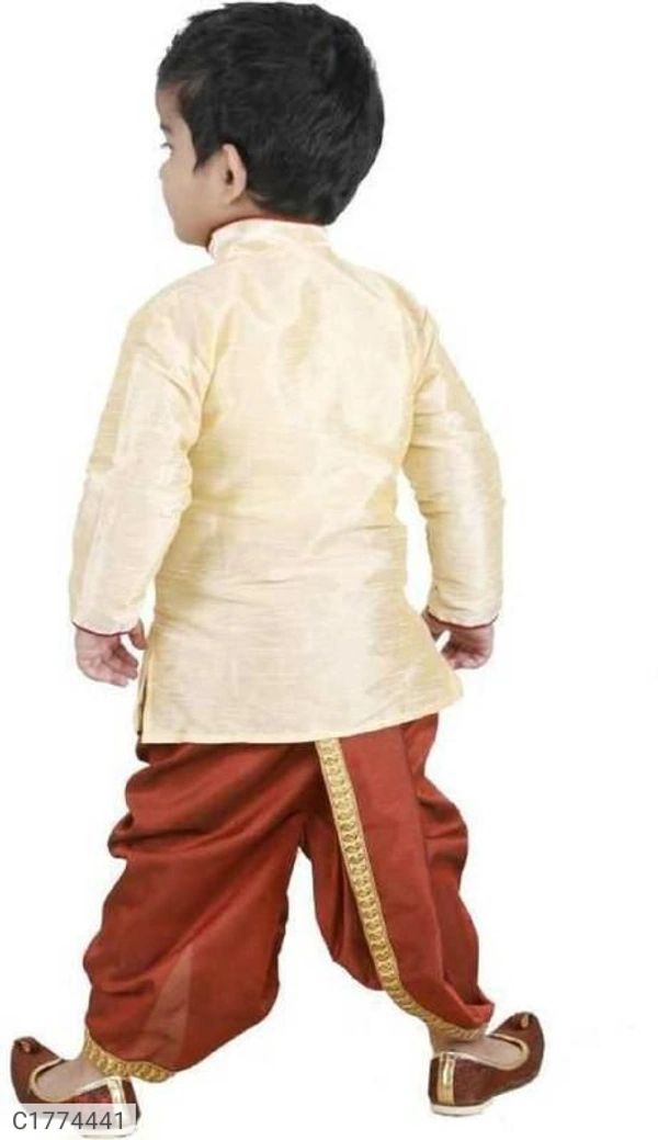 Ethnic Kids Solid Boys Kurta Set - 5-6Yr