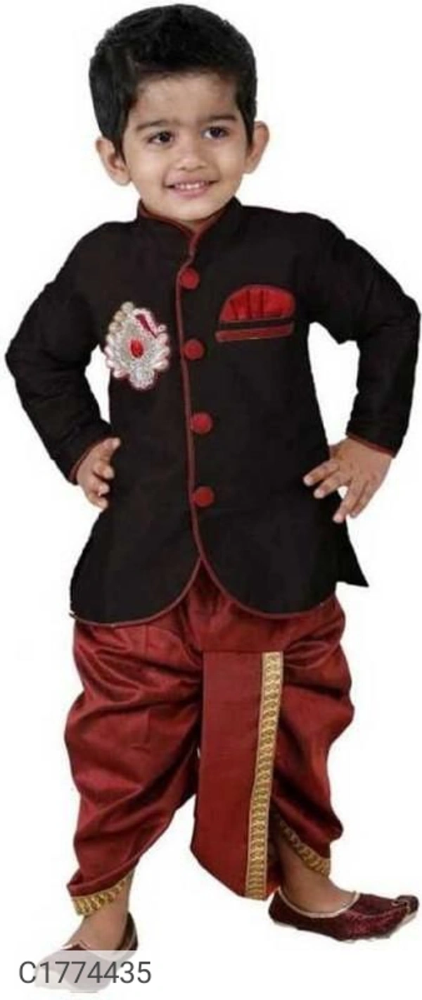 Ethnic Kids Solid Boys Kurta Set - 2-3Yr