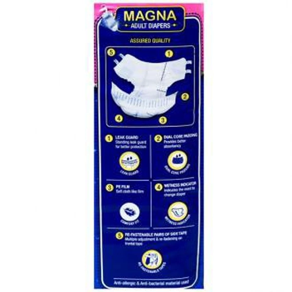 Dignity Magna Adult Diapers M Pack Of 10