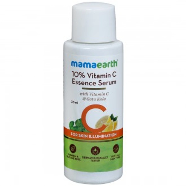 Mamaearth 10% Vitamin C Essence Serum with Vitamin C & Gotu Kala for Skin Illumination 30 ml