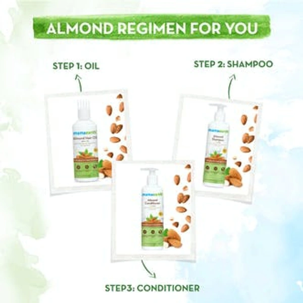 Mamaearth Almond Conditioner with Cold Pressed Almond Oil & Vitamin E for Healthy Hair Growth 250 ml