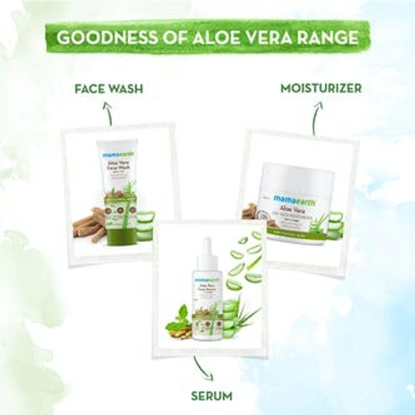 Mamaearth Aloe Vera Gel Face Moisturizer with Aloe Vera & Ashwagandha for Youthful Glow 100 ml