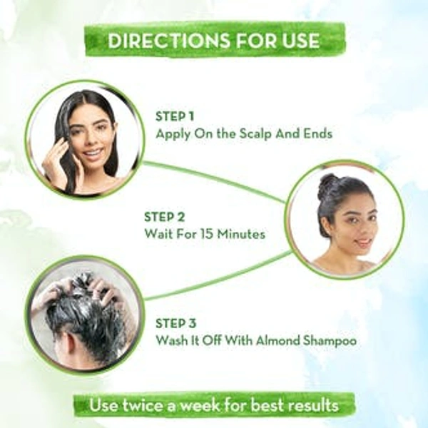 Mamaearth Almond Hair Mask with Cold Pressed Almond Oil & Vitamin E for Healthy Hair Growth 200 g
