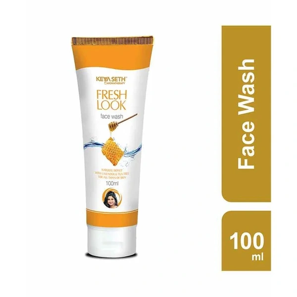 Keya Seth Aromatherapy Fresh Look Natural Honey With Lavender & Tea Tree Face Wash 100 ml