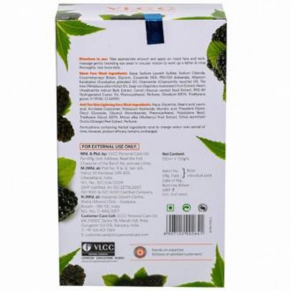VLCC Vlcc Neem Face Wash (Free Anti Tan Skin Lightenning Face Wash 150 g) 150 ml