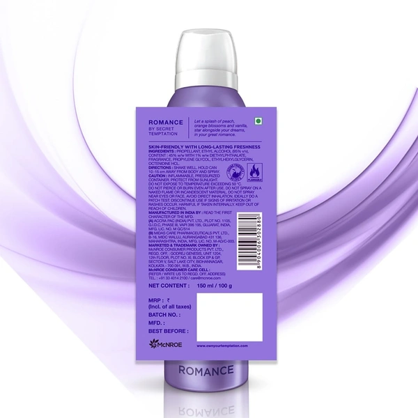 Secret Temptation Romance Body Deodorant 150 ml