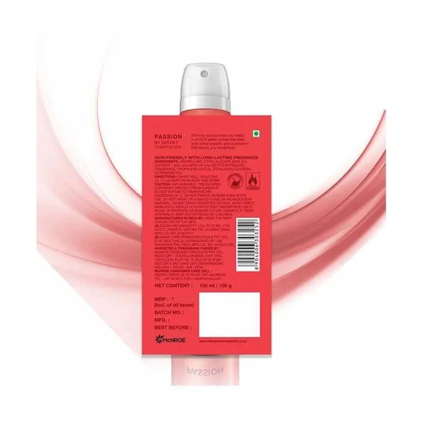 Secret Temptation Passion Body Deodorant 150 ml