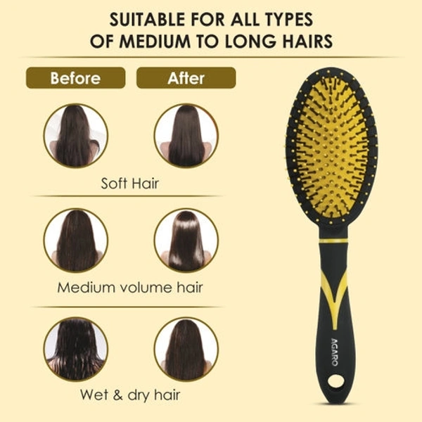 Agaro Breeze Cushion Hair Brush