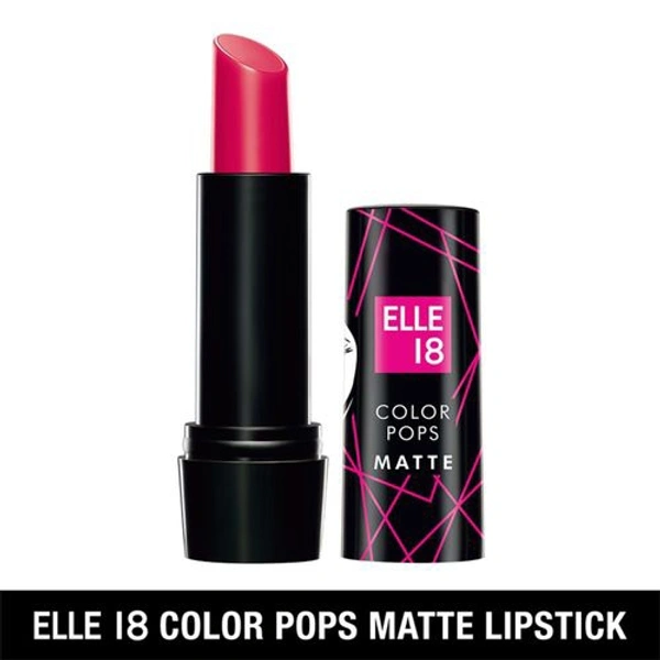Elle 18 Color Pops Matte Lipstick P23 Deep Pink 4.3 g