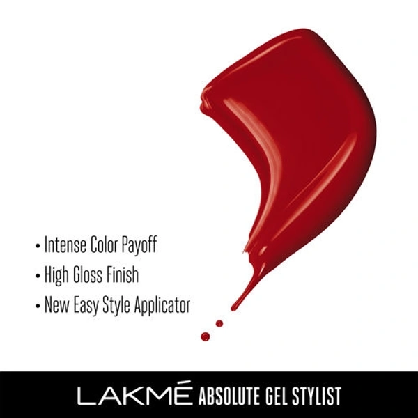 Lakme Absolute Gel Stylist Nail Color 17 Fireside 12 ml
