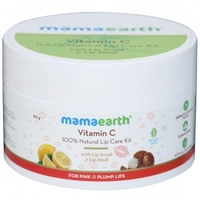 Mamaearth Vitamin C 100% Natural Lip Care Kit with Lip Scrub & Lip Mask 2 x 45 g