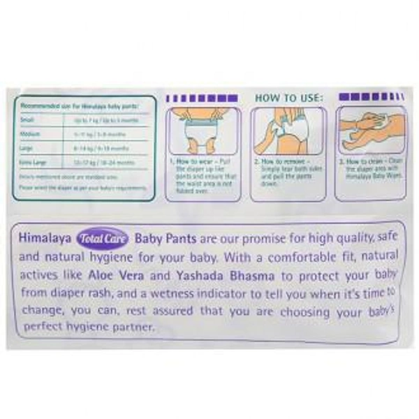 Himalaya Total Care Baby Pants L Pack Of 28