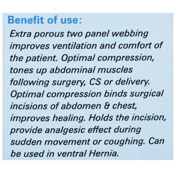 Accuhealth Abdominal Belt 20 cm Width M
