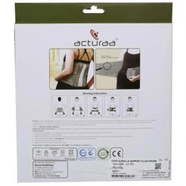 Acturaa Contoured Lumbo Sacral Support Elastopore  - L