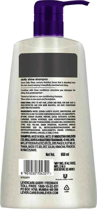 Dove Daily Shine Shampoo 650 ml